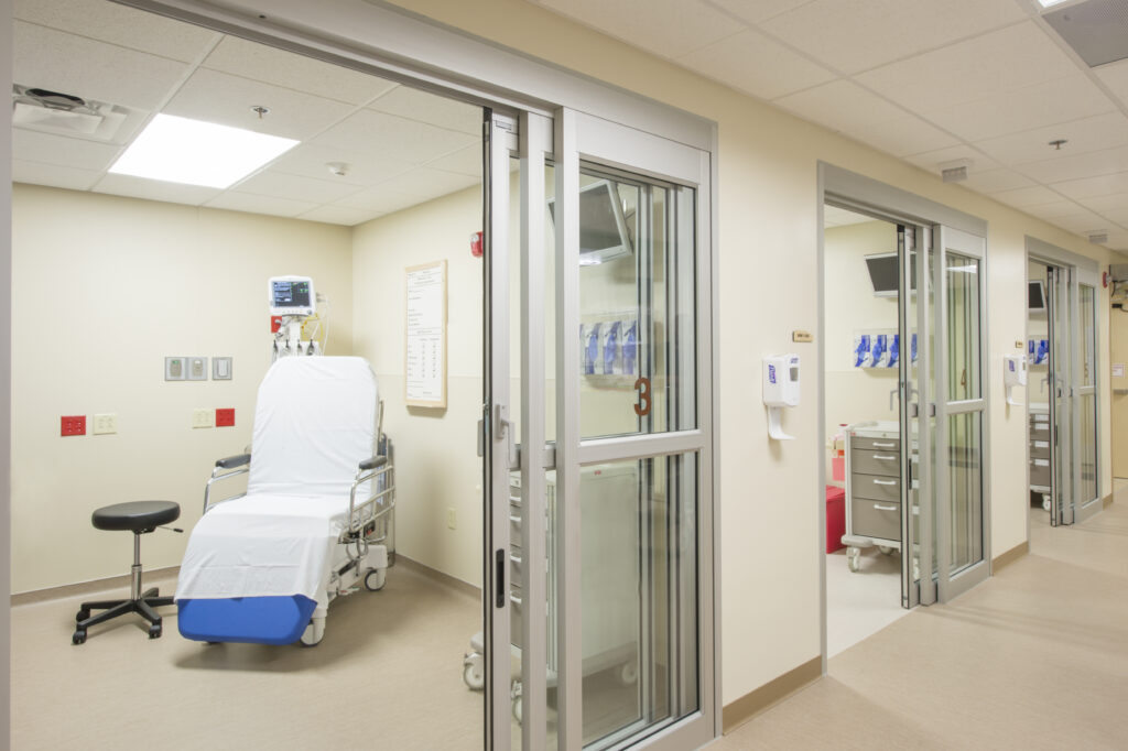 Smart, functional spaces at SCL Community Hospital help staff work effectively and efficiently.