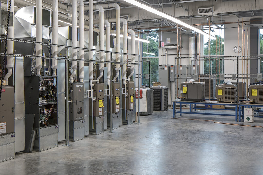 Residential heating and air is one of the disciplines that will be taught in the new facility.  Other disciplines include commercial heating and air, plumbing, electrical, general construction, welding, drafting, layout and construction management.