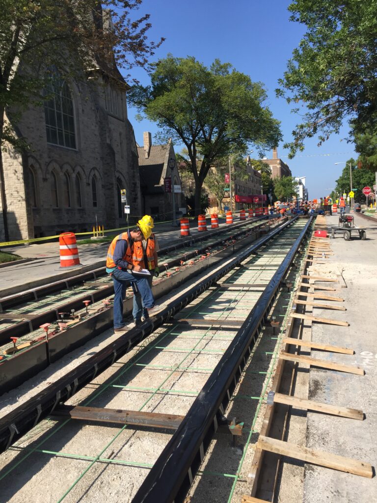 Prepour checks are performed by Kiewit staff prior to every concrete pour.