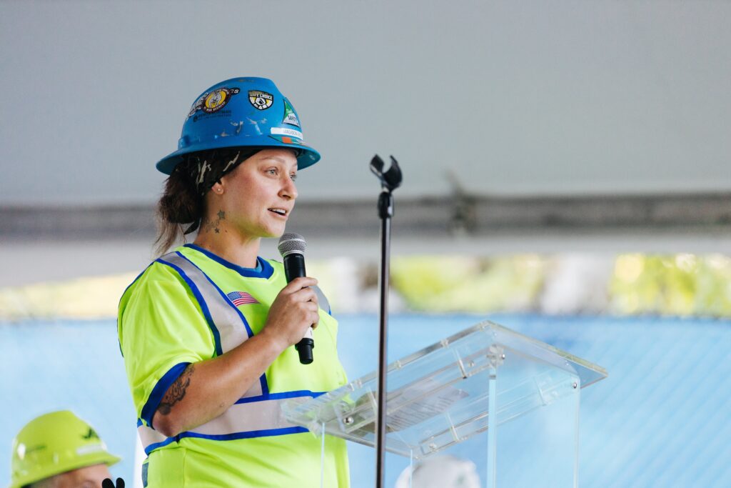 Craft Voice in Safety (CVIS) Chairwoman Madison Volk speaks about CVIS's role in keeping crews safe.