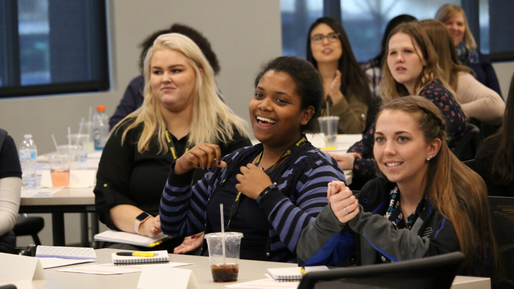 More than 500 college students exhibiting strong leadership qualities have attended Kiewit’s Women in Construction and Engineering Leadership Conference (WCELS) since 2008. Attendees are hand-selected after submitting an application, an essay and references. During the conference, they hear from Kiewit leadership and network with their peers. They also participate in a variety of leadership-based exercises, receive training in Kiewit’s state-of-the-art learning labs, and visit projects under construction. 