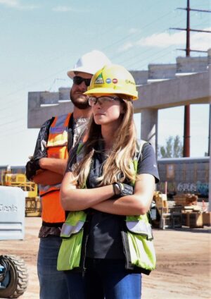 Photo of employee on jobsite