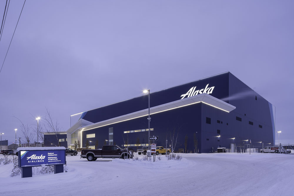 Alaska Airlines New Hangar