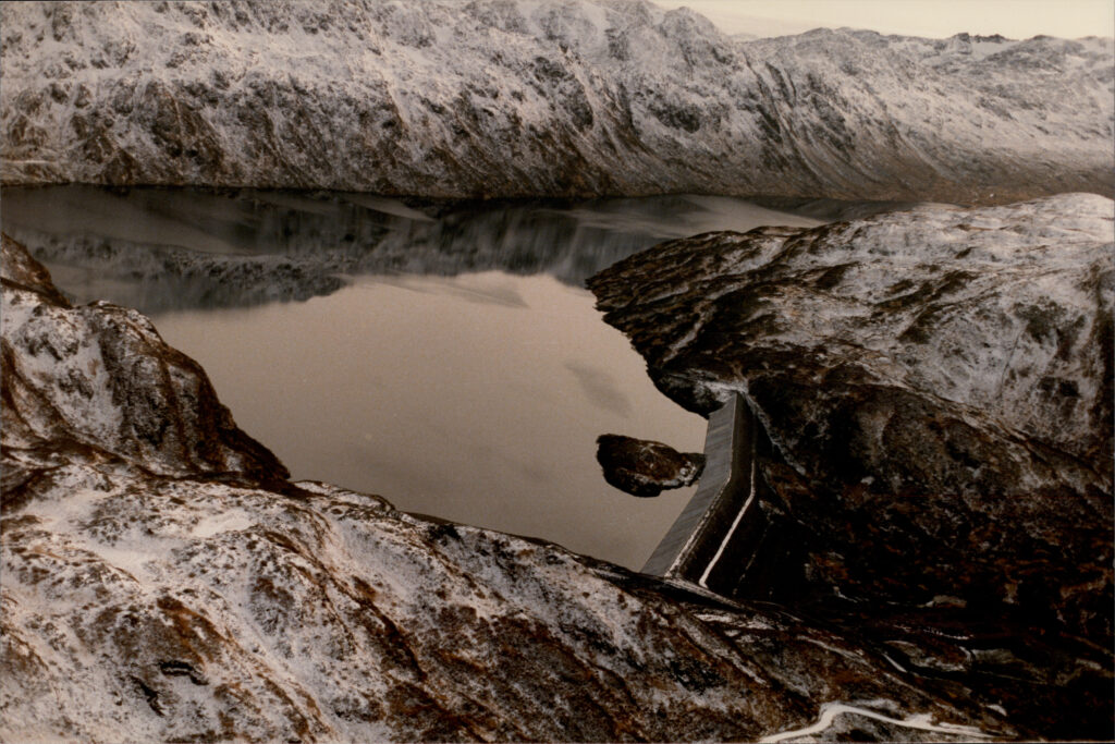 Kiewit finishes Terror Lake dam in the 1980s.