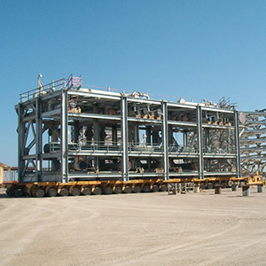 Image of modules ready for transport