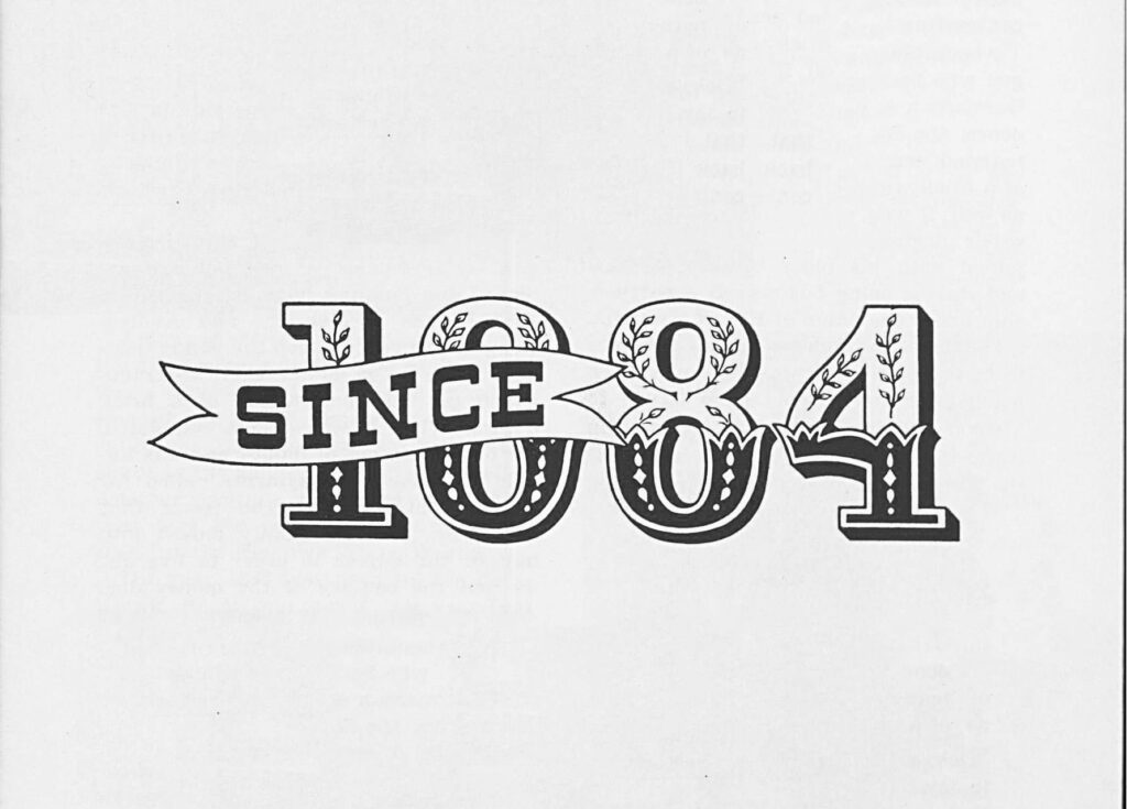 1959: The issue features a look at the company's first 75 years. The "Since 1884" sketch above debuts and has since been modernized. Check out the back cover of this issue for the current version.