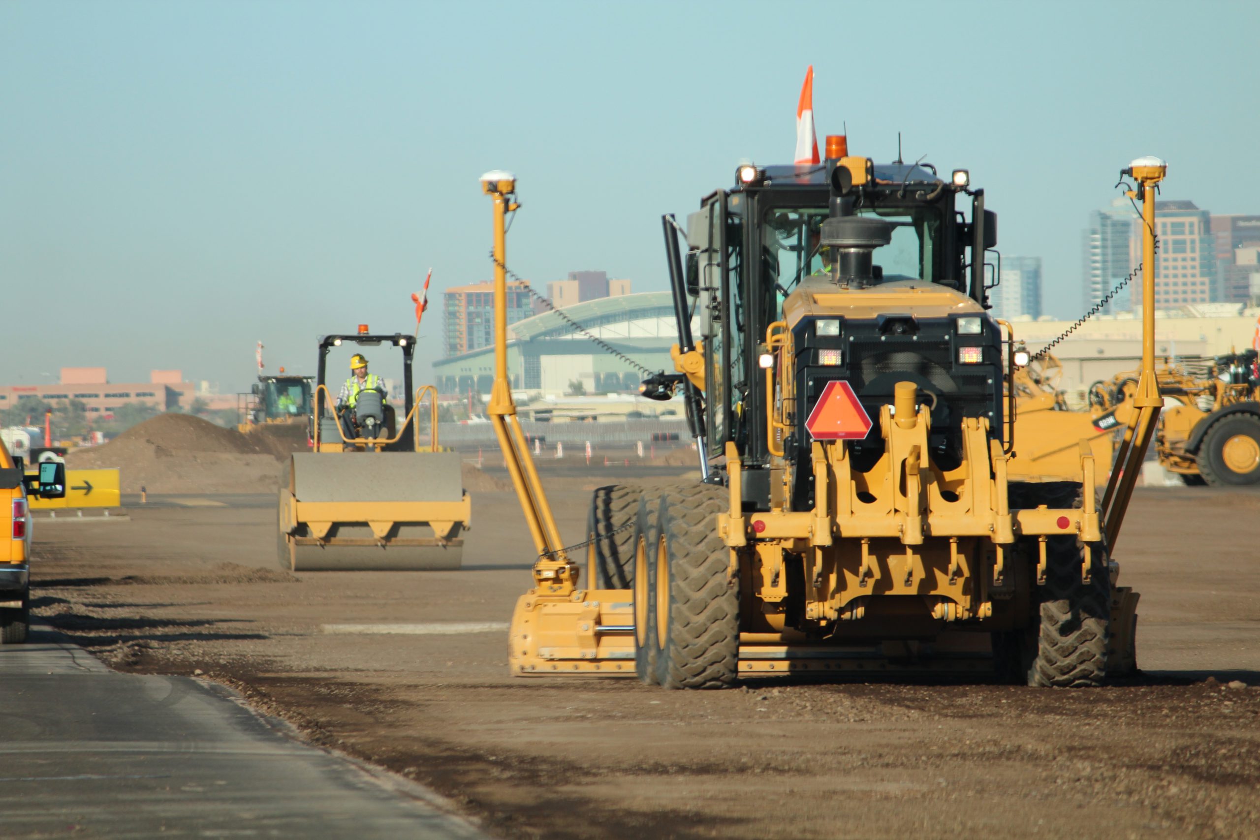 Phoenix Sky Harbor International Airport Utility Grade Adjustments and Infield Paving