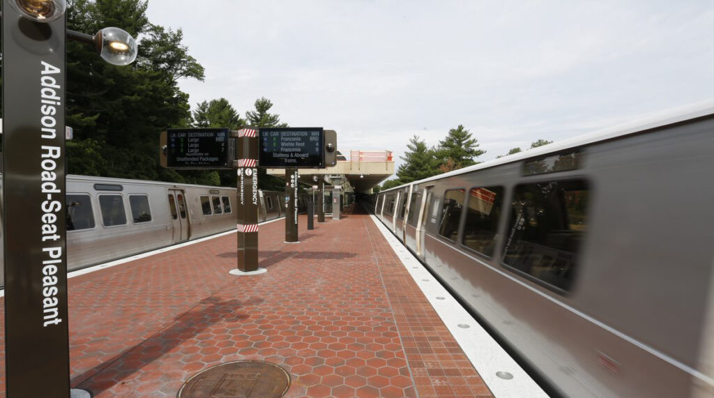 Work on the new platform was completed and the Addison Road station opened on schedule.