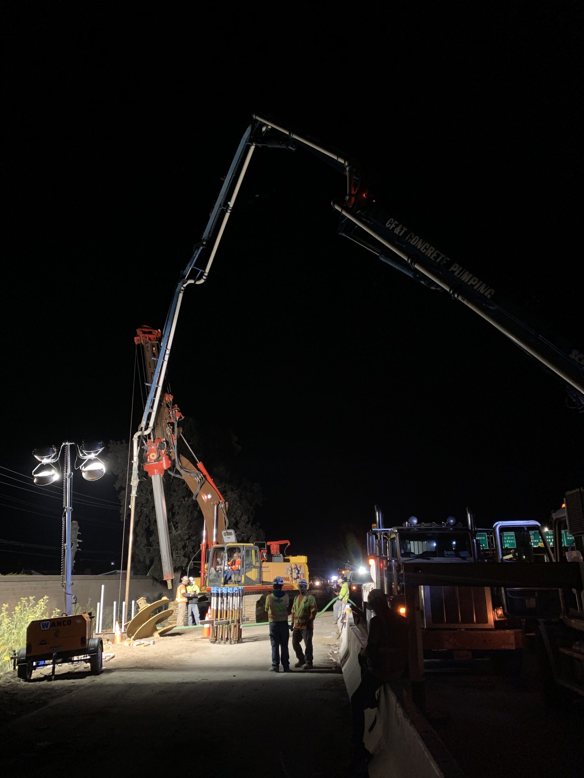 All night work was completed behind barriers with lane closures communicated well in advance. 