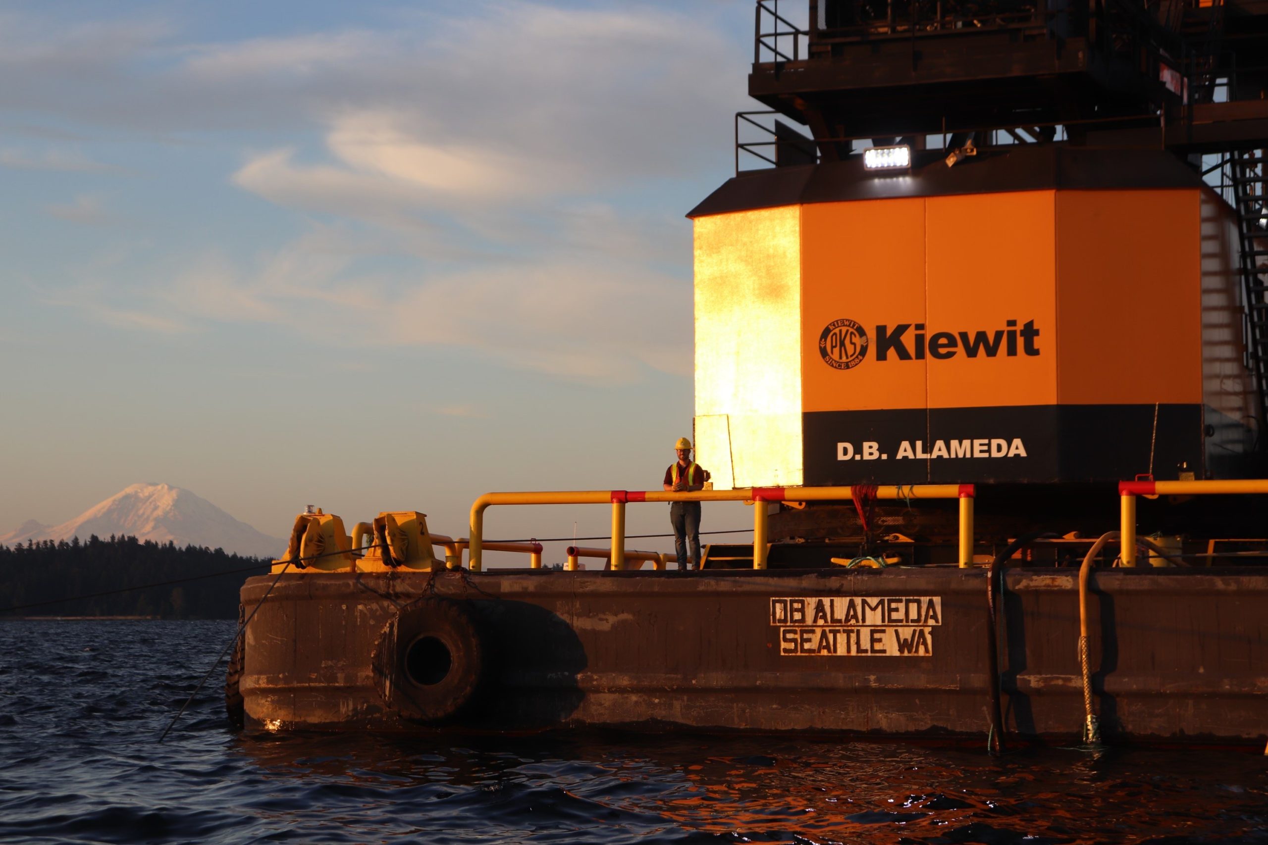 Matt Blount at Floating Bridge Anchor Cable Replacement Project