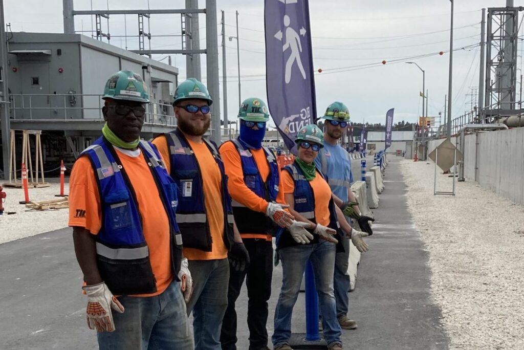 Crews at the Big Bend project had zero recordable safety incidents during the three years spent onsite.