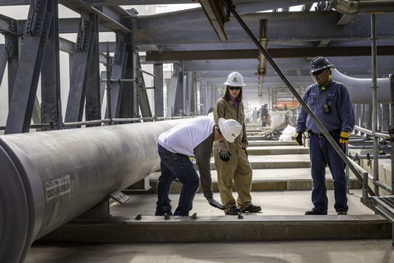 Teams worked togetherdiligently and with a focus on safety above all else. 