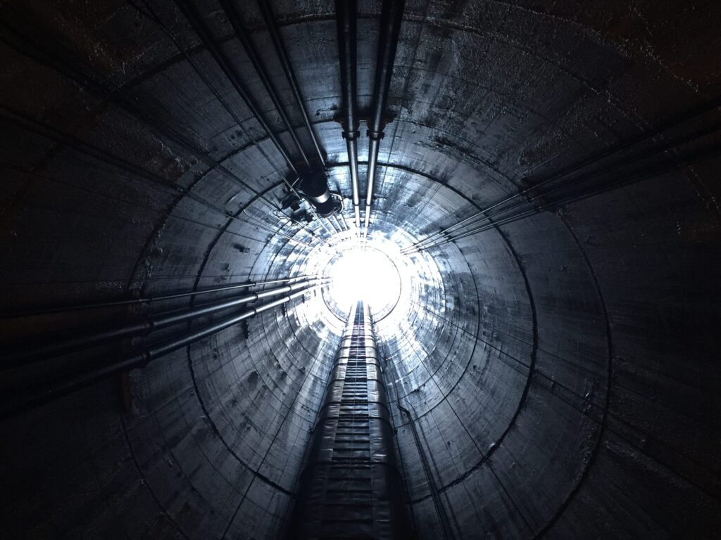 Rondout Branch Tunnel interior