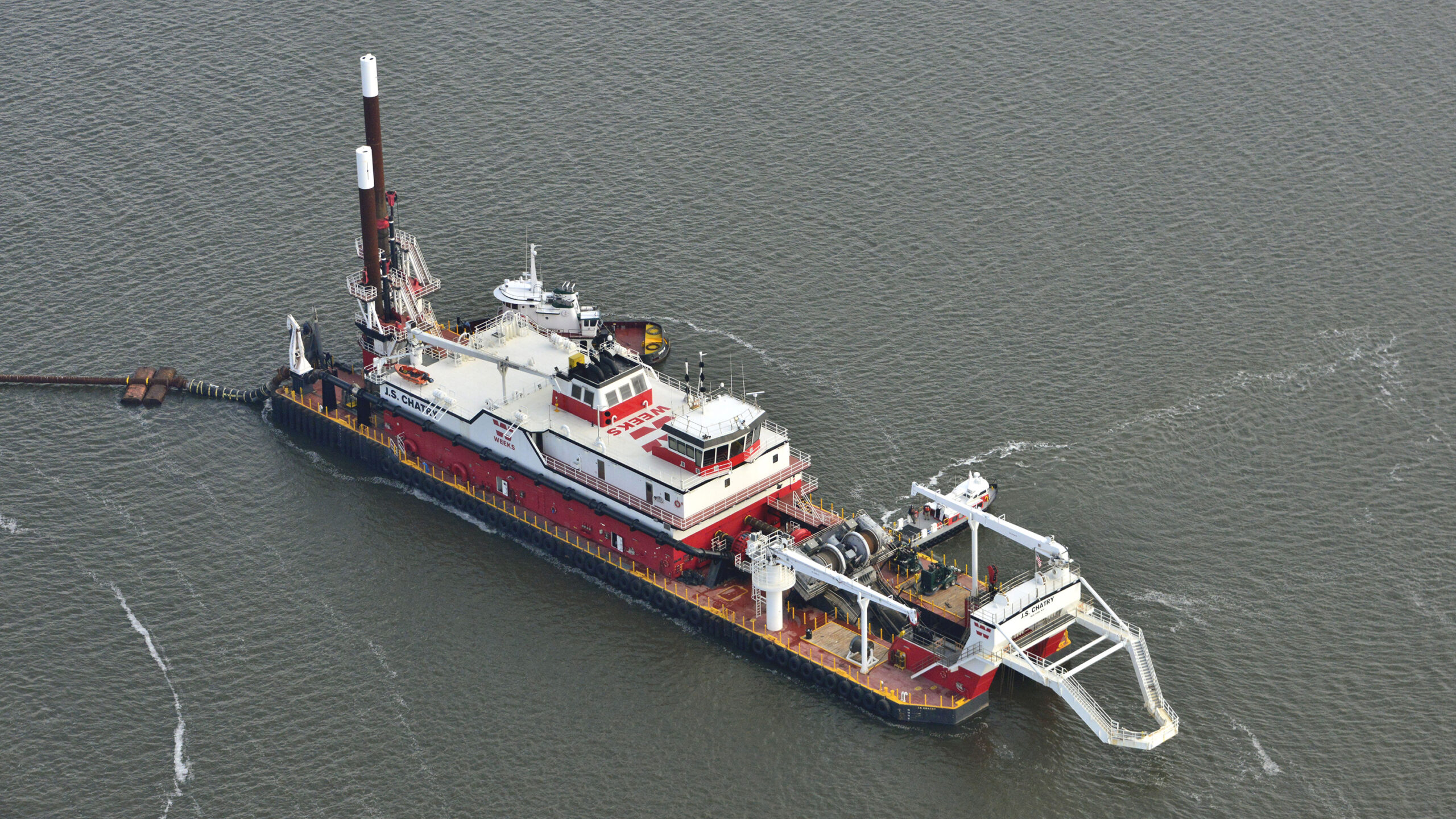 Dragage du port intérieur pour le projet d’agrandissement du port de Savannah