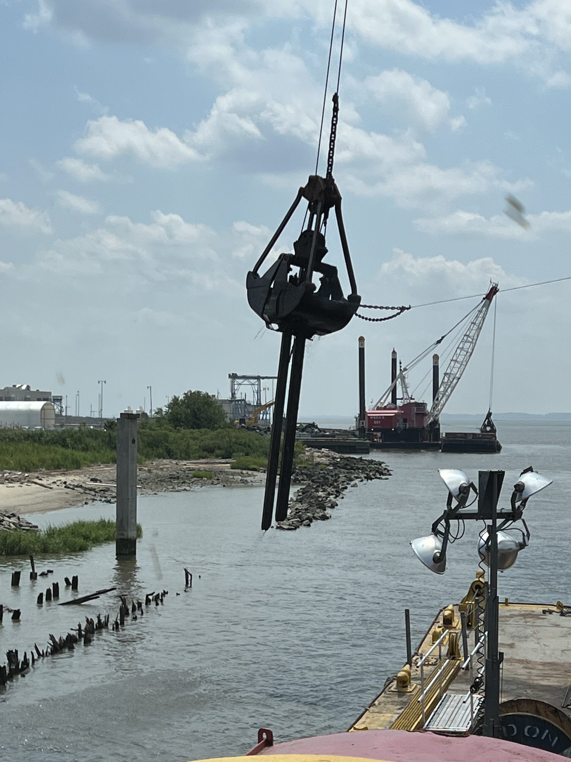 Demolición y dragado del puerto eólico de Nueva Jersey