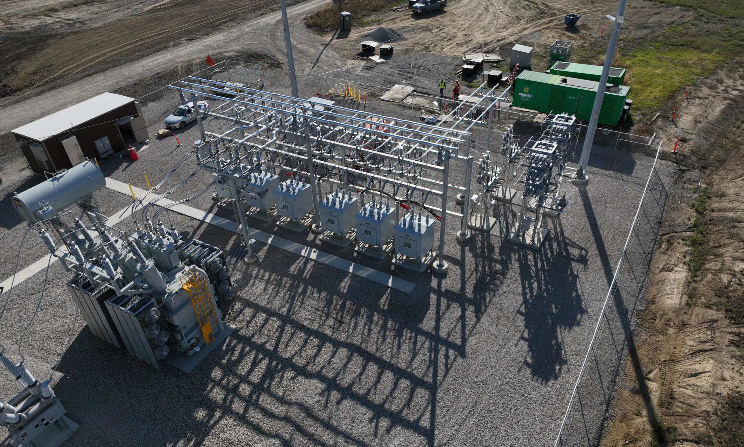Madison Fields Solar Project Collector Substation