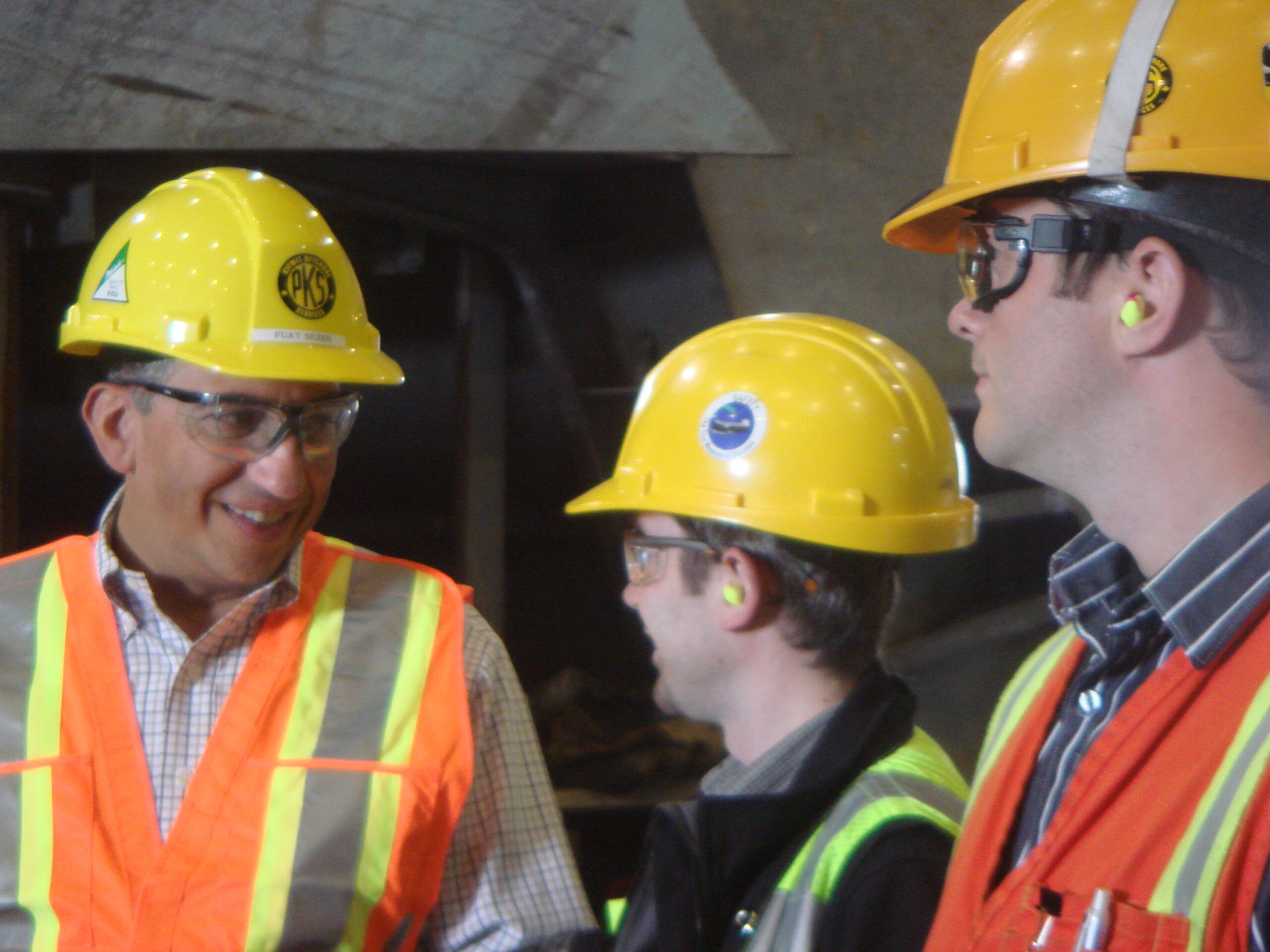 In 2010, Sezer traveled to Newfoundland to tour the Hebron Drill Support Module project.