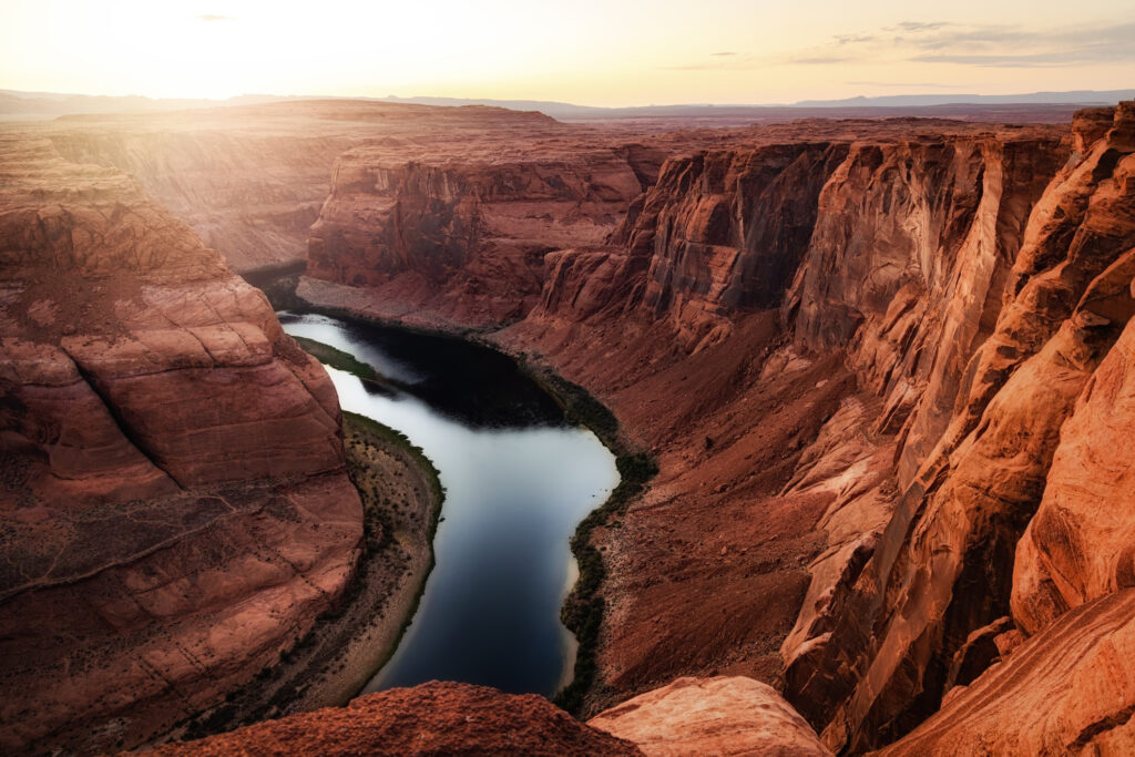 Low Water Level On Colorado River