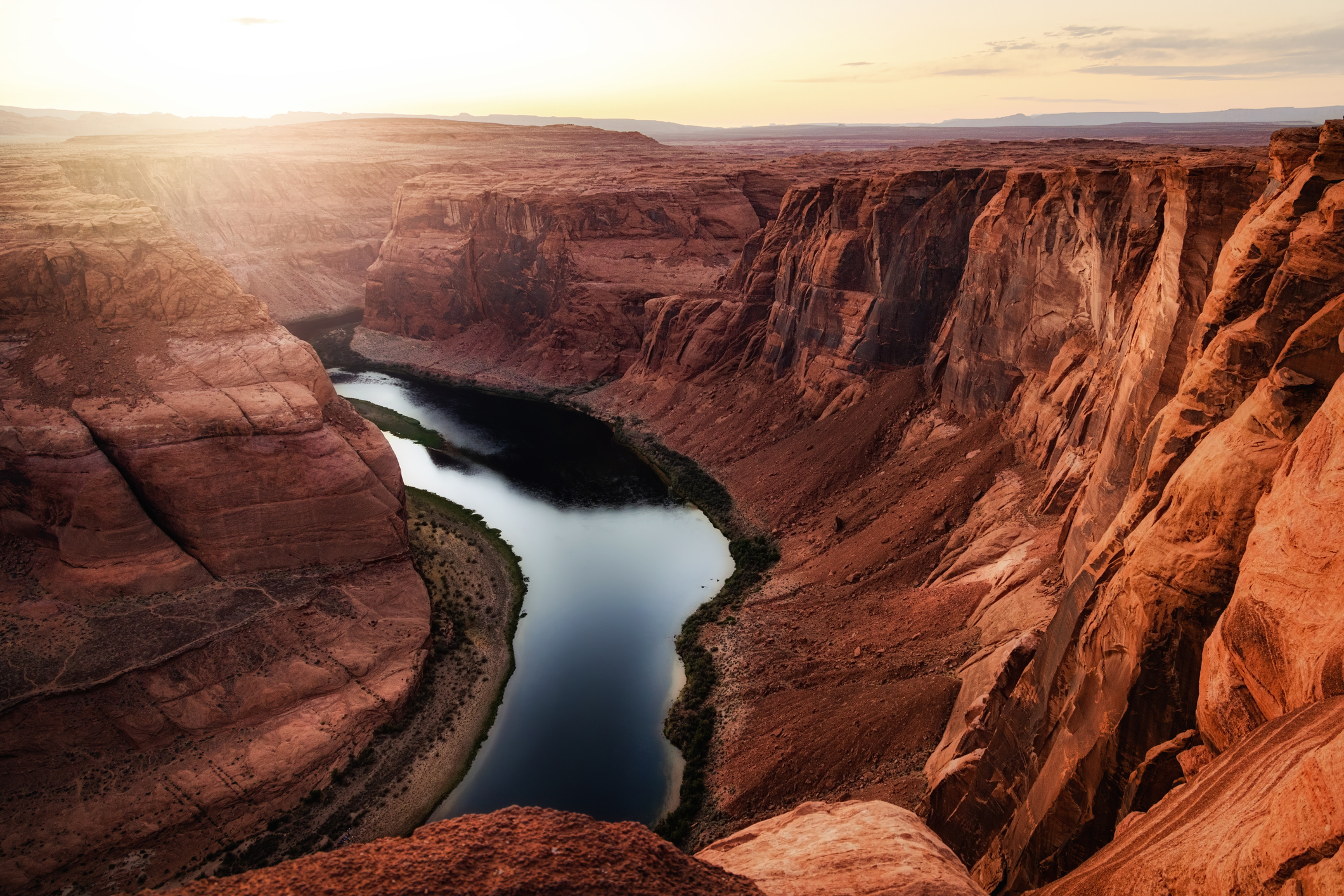 Low Water Level On Colorado River