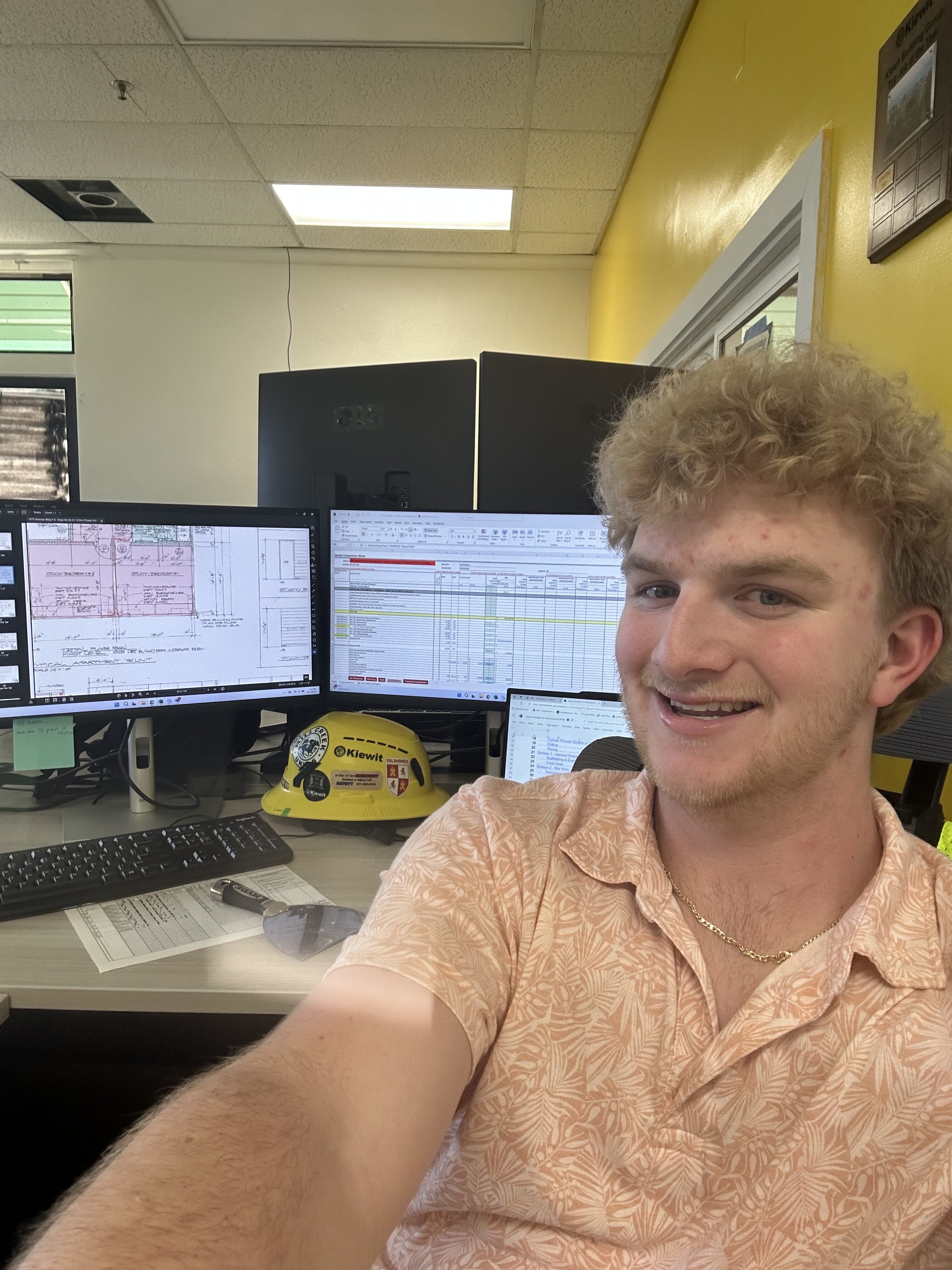 Cody Damme, Field/Office Engineer, Honolulu, Hawaii