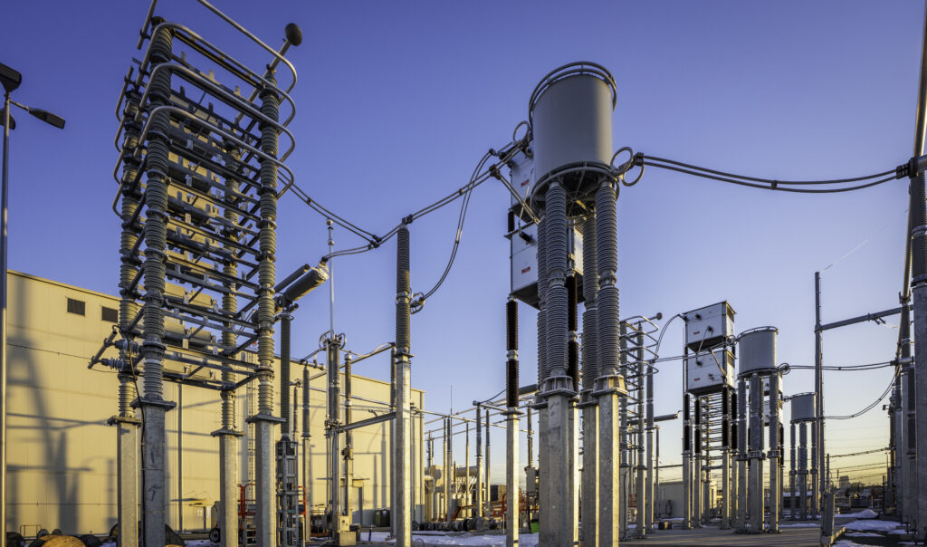 Resistors, filters, reactors and capacitors route, control and safeguard the flow of power at the Astoria Converter Station.
