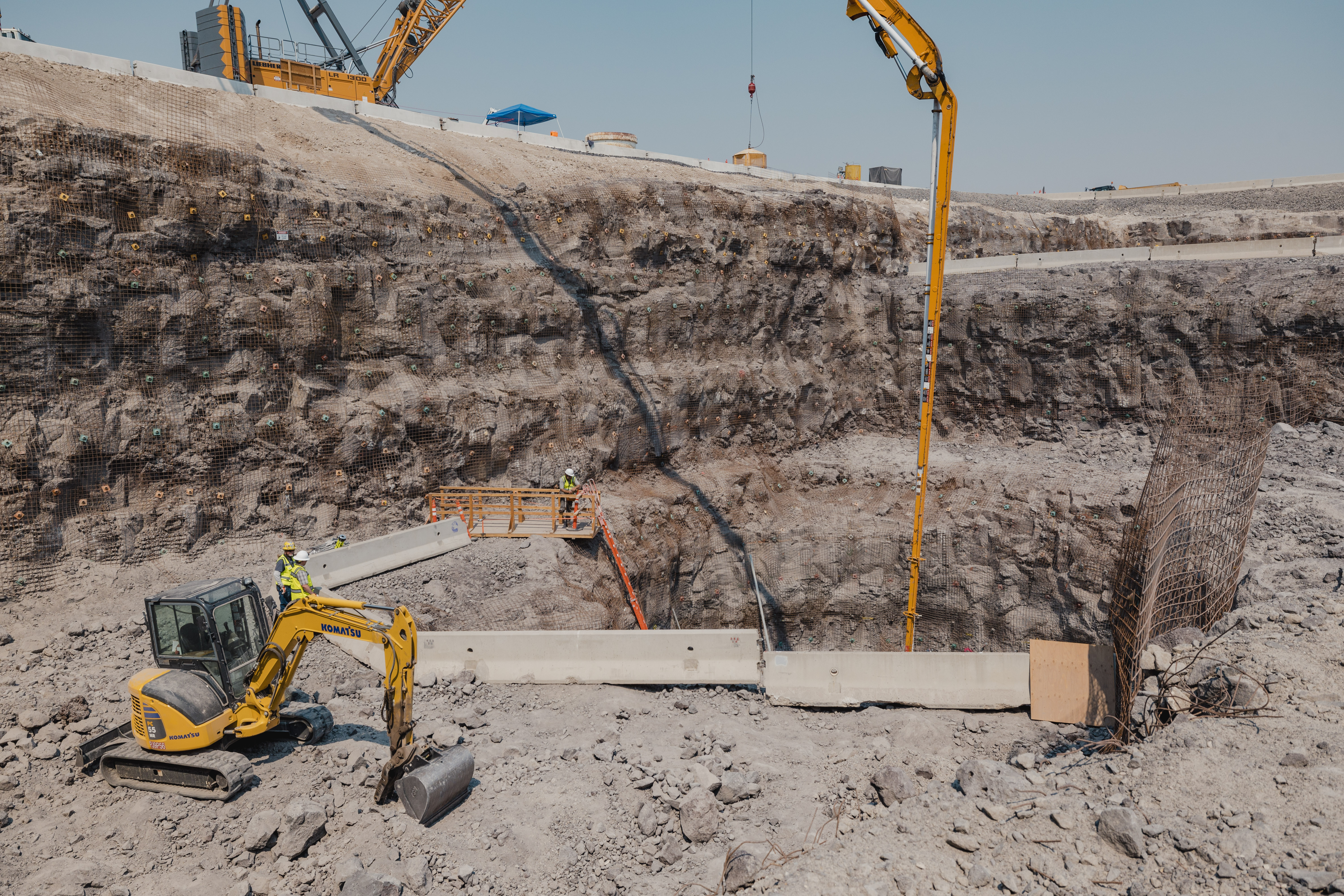 The Oklo Aurora Powerhouse construction site at Idaho National Laboratory.